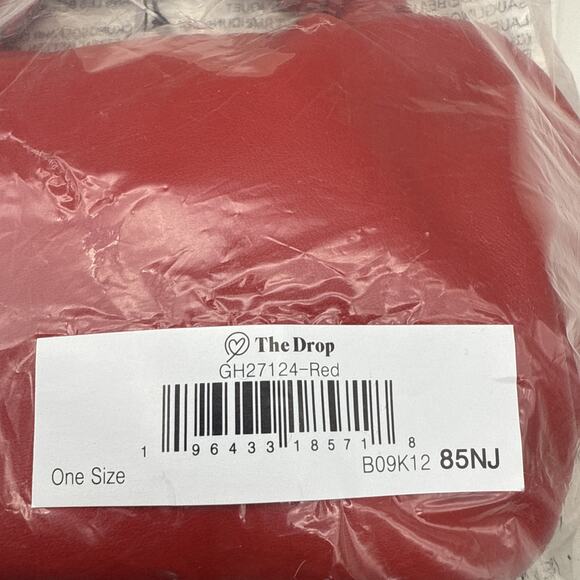 The Drop Women's Addison Soft Volume Top-Handle Bag Small Red 85NJ B09K12 *READ - Picture 16 of 16